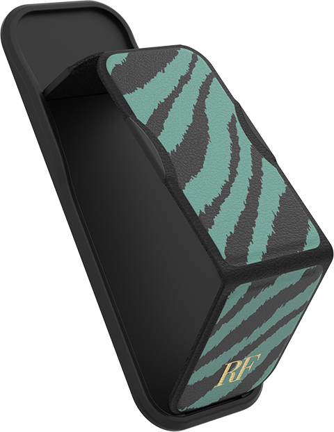 Clckr Emerald Zebra Phone Grip - Emerald Zebra